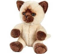 Peluche - ANIMA - Chat Siamois Tetabizous - 17 cmH - Blanc - Plush