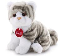 Trudi chaton Brad 24 cm en peluche blanc/gris Gris G