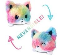 Peluche Chaton arc-en-ciel Double face Flip 20 cm Multicolore Multicolore G