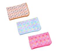 Peluche Chaude et Douce, Couverture pour Animaux de Compagnie, 3 Pièces, Lavable, Pour Chiens et Chats, Enfants et Bébés