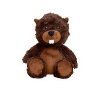 Peluche Chauffante Castor Warmies Grande Taille, Micro-ondable, Lestée et Chauffable pour Enfants et Adultes, Parfumée à la Lavande Française