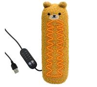 Peluche chauffante - Coussin chauffant en peluche USB, design de chat mignon, oreiller multifonctionnel minuteur avec chaleur apaisante | Coussin en peluche doux pour soulager la douleur et se