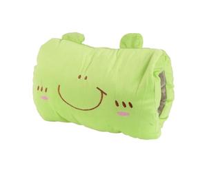 Peluche Chauffe-Mains Grenouille Coussin Cartoon Léger pour Bureau | Peluche et Coton Pp, Forme Vert Clair, Usage Maison ou Chaise, Style Mignon