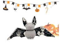 Peluche Chauve-Souris | Jouet Doudou Chauve-Souris Lumineuse Halloween,Décoration Intérieure Halloween pour Saint-Valentin Noël Salon Chambre Bureau Canapé | Cadeau Bébés