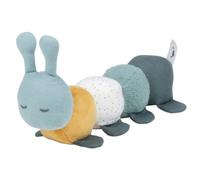Peluche Chenille Activité Vert et Ocre Lapidou