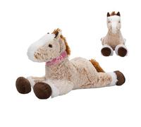 Peluche Cheval | Coussin Animal Câlin Doux à Collectionner,Figurine Cheval en Peluche Enfant | Pour garçons, fille, ami, petite amie, enfant, sœur, épouse, chambre, salle de séjour, chambre de bébé, é