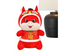 Peluche Cheval Du Nouvel An Chinois,Peluche Décorative Pour Intérieur,Jouet Rembourré De La Fête Du Printemps - Pour Chambre Bureau Voiture Canapé Lit Adolescents Adultes Collectionneurs Temps Jeu Heu