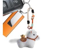 Peluche Cheval | Figurine Collection Mignonne Porte-Clés - avec un Lanyard et une Porte-clés en Peluche - pour Femmes Hommes Sac Anniversaire Noël Nouvel An 2026 Faveurs de Fête