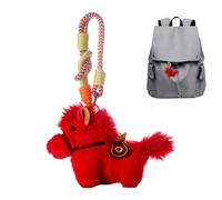 Peluche Cheval | Figurine Douce De Collection En Pendentif,avec un Lanyard et une Porte-clés en Peluche,Cadeau pour Homme Enfant Adulte Anniversaire Noël Nouvel An 2026 Fête