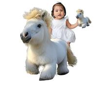 Peluche Cheval Interactive - Fonction Sonore De Mouvement D'animal En Peluche Douce, Compagnon De Jeu D'apprentissage Précoce, Jouet De Conception De Poney Réaliste | Expérience De Jeu Éducatif Avec I