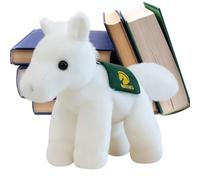 Peluche Cheval | Mascotte 21cm Décoration Intérieure | Doudou Cheval Mignon Jouet Pelucheux - pour Nouvel an Saint Valentin Noël Anniversaire Salon Voiture Chambre