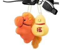 Peluche Cheval Nouvel An Chinois 2026,Porte-clés Animal Chinois Doux Mignon Portable - Jouets En Peluche De Cheval,Pour Voitures, Sacs, Vitrine, Maison, École, Bureaux, Cafés, Librairies, Canapés,