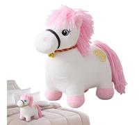 Peluche Cheval Nouvel An Chinois - En Peluche Cheval Pour Décoration Maison | Jouet En Doux Animal Mascotte Pour Adultes Chambre Nursery Maison Étagère Bureau Voiture Salon Décor Nouvel An Chi
