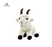 Peluche Chevre Blanche 26 Cm