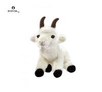 Peluche Chèvre blanche 26 cm - ANIMA - Peluche douce et souple - Collection Anima