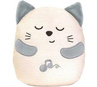 Chicco Sweet Purring Kitten, Peluche électronique Interactive, Joue Le Son et Les Vibrations d'un Chat Qui ronronne, Musique Classique, Coussin Doux, Lavable en Machine, pour bébé 0 Mois et Plus