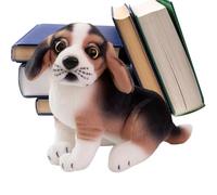 Peluche Chien - 17x20cm Beagle Peluche, Figurine Douce | Chiot Peluches Réaliste Pour Adultes, Adolescents, Étudiants, Canapé, Intérieur Voiture, Décor Maison En Matériaux Recyclés, Écologique