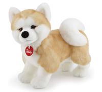 Peluche chien akita 25 cm beige TU