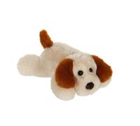 Peluche chien allongé Douceur 20 cm beige TU