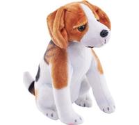 Peluche chien Beagle avec son - 18 cm