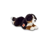 Peluche chien bouvier bernois allongé 40 cm