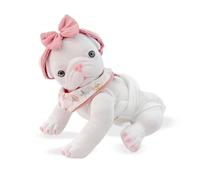 Berjuan Anireal Pug Dog Baby Doll 35 Cm Rose Enfants