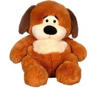 Peluche chien Chubby Dog - GIPSY TOYS - 40 cm Caramel