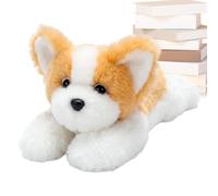 Peluche chien d'environ 40 cm - Coussin en peluche allongé et