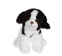 Peluche chien - dogz & kats sonores 18 cm noir TU