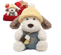 Peluche Chien Doudou,Peluche Chiot Tout Doux | Douce de 32 cm pour Adultes Garçons et Filles Décor pour Chambre Canapé Voiture pour Anniversaire et Saint-Valentin