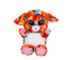 Peluche chien extra doux - Looksy - 23 cm orange TU