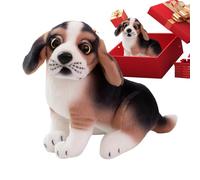 Peluche Chien - Figurine Douce Adorable Chiot, Jouet Réaliste Animal, Accessoire Ludique Interactif, Compagnon Sécurisé Enfant, Activité Créative, Décoration Confortable Canapé Intérieur | Ambiance