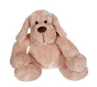 Peluche - chien flatoutou blanc - 50 cm beige TU