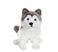Peluche Chien Husky - GIPSY TOYS - Assis, 25 cm