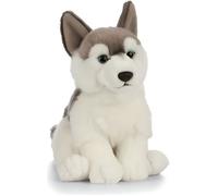 Living Nature Peluche Husky – Chien doux et réaliste, écologique Naturli – 21 cm