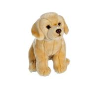 Gipsy Toys - Peluche chien Labrador assis 25 cm réaliste beige