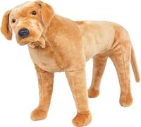 Peluche chien Labrador debout Peluche marron clair XXL