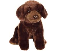Peluche Chien Labrador Marron - GIPSY TOYS - Assis, 25 cm