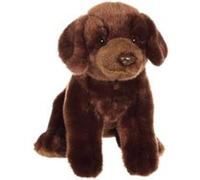 Peluche Chien Labrador Marron - GIPSY TOYS - Assis, 25 cm