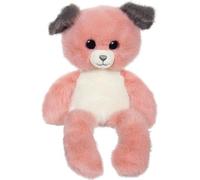 Peluche Chien Leggies - GIPSY TOYS - Rose et Gris, 48 cm