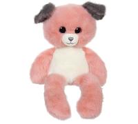 Peluche Chien Leggies - GIPSY TOYS - Rose et Gris, 48 cm