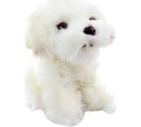 Peluche chien maltais 18 cm ECO-FRIENDLY