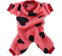 Peluche chien -Overalls animal de compagnie mignon vêtements de mode pyjama adapté pour les petites poupées