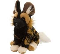 Peluche Chien Sauvage Africain De 20 Cm Brun