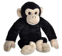 Peluche Chimpanzé De 20 Cm Noir Blanc