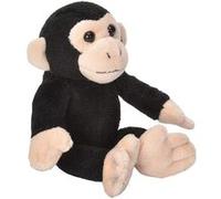 Peluche Chimpanzé Singe De 15 Cm Noir