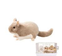 Peluche chinchilla douce - Peluche apaisante et douce pour petits animaux - Accessoires pour cochon d'Inde - Pour hérisson, écureuil volant - Pour dormir, se cacher, nicher, jouer,