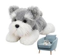 Peluche chiot - 40 cm - Grand chien allongé - Moelleux