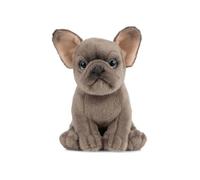 Peluche Chiot Bouledogue 18 cm - Chien - Doudou Animal - Set doudou animaux + 1 Carte