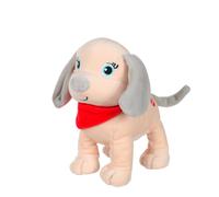 Peluche chiot - fun puppies sonores, beige foulard rouge rouge TU